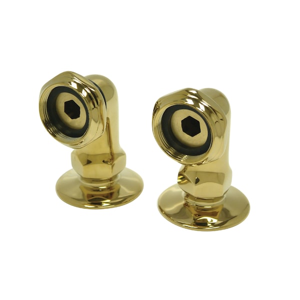 2" Riser for Leg, Tub Filler, Polished Brass